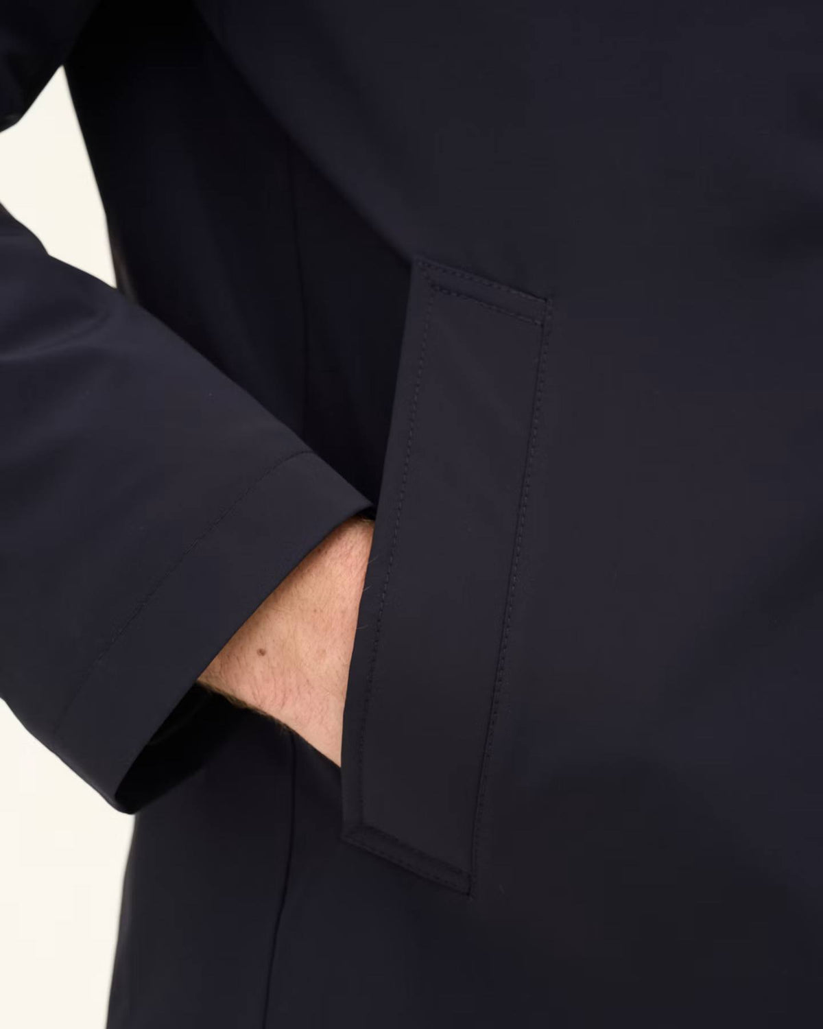 Zipped Padded Car Coat