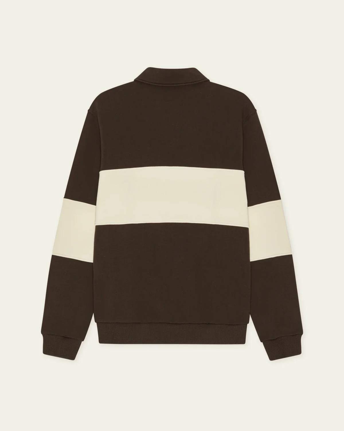 Zipper Rugby Sweatshirt